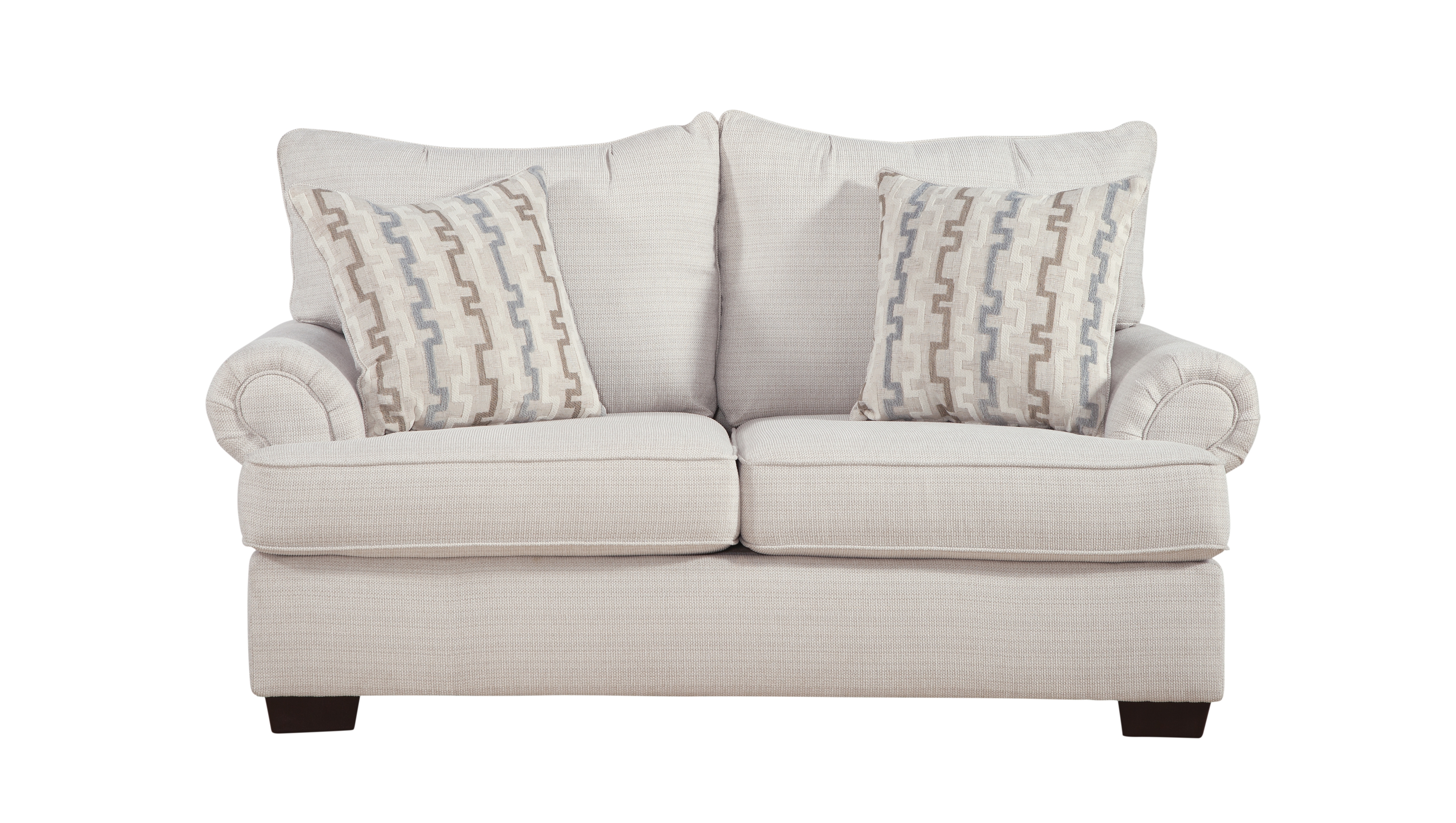 2-Throw Pillow Loveseat