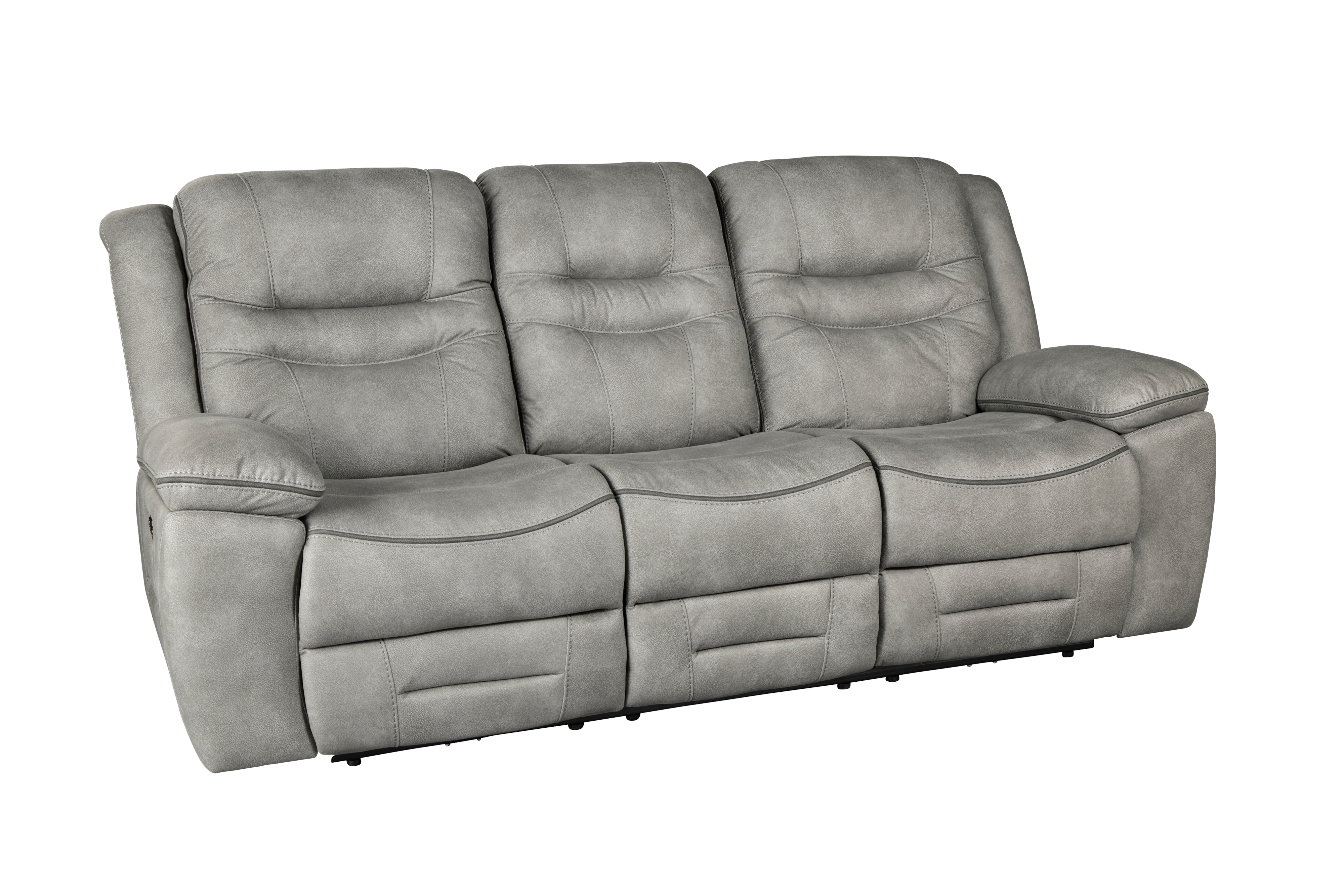Dual Power Sofa with Dropdown Table
