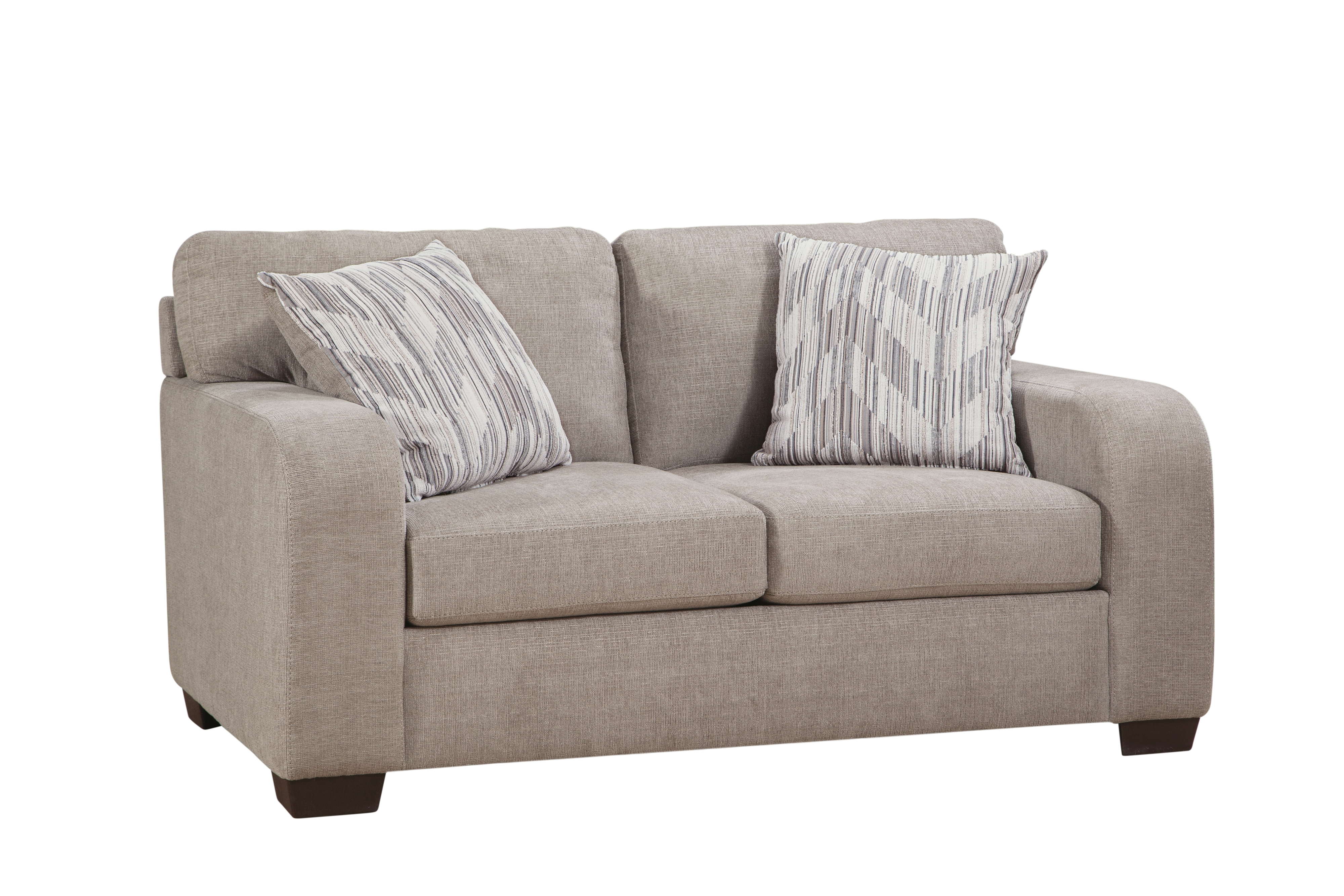 2-Throw Pillow Loveseat