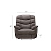 Behold Home 7575 Big Easy Grey Power Recliner