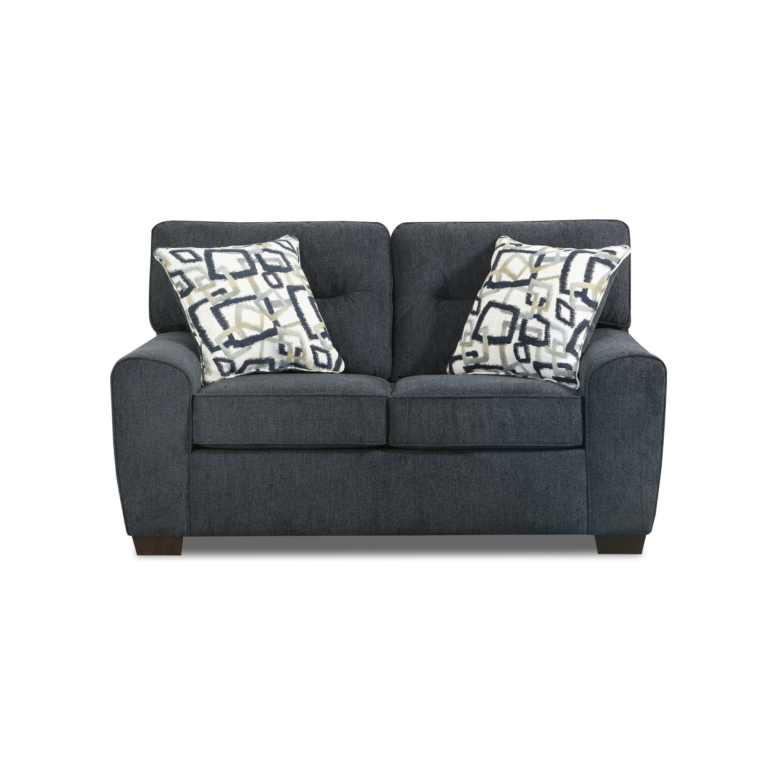 2-Throw Pillow Loveseat