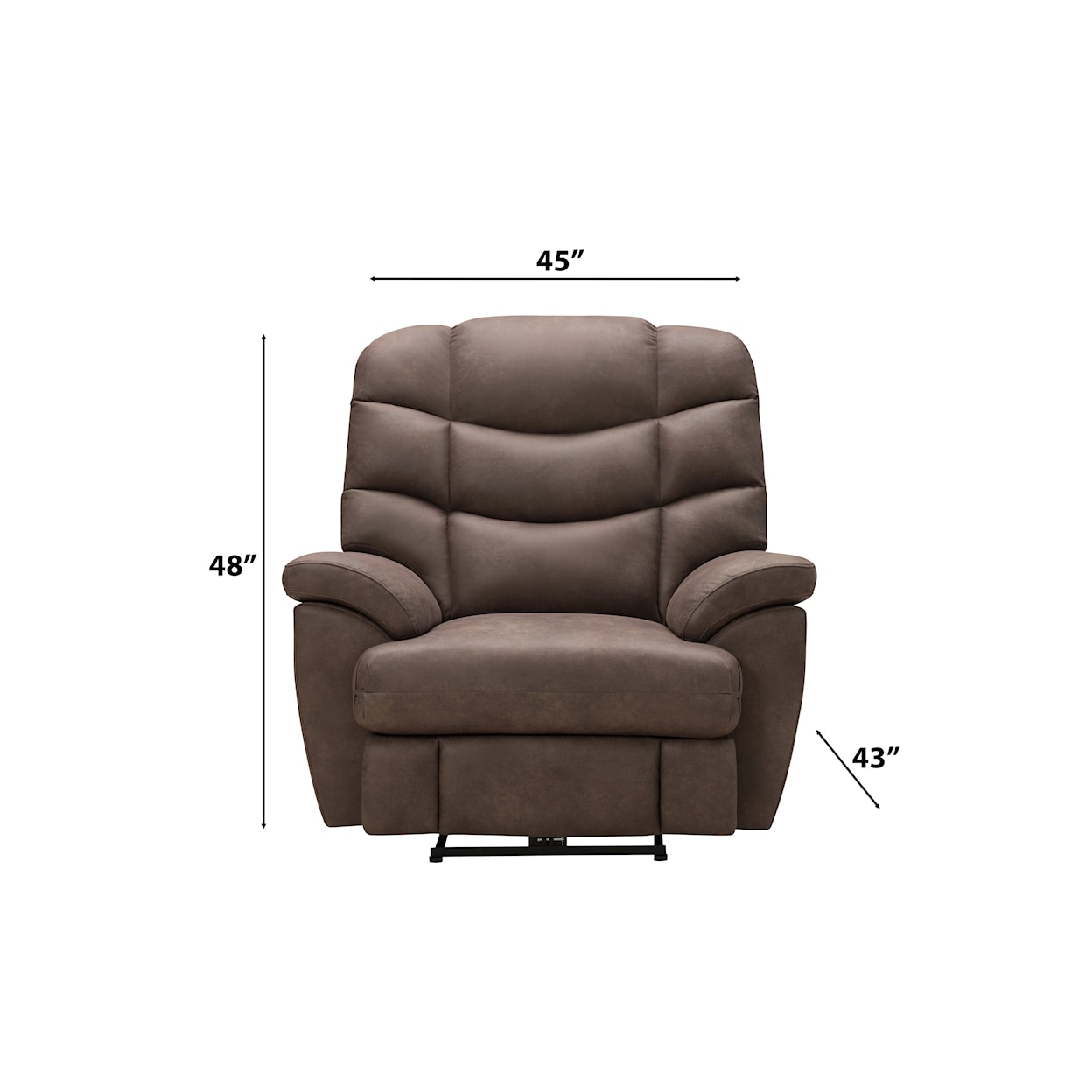 Behold Home 7575 Big Easy Coffee Power Recliner