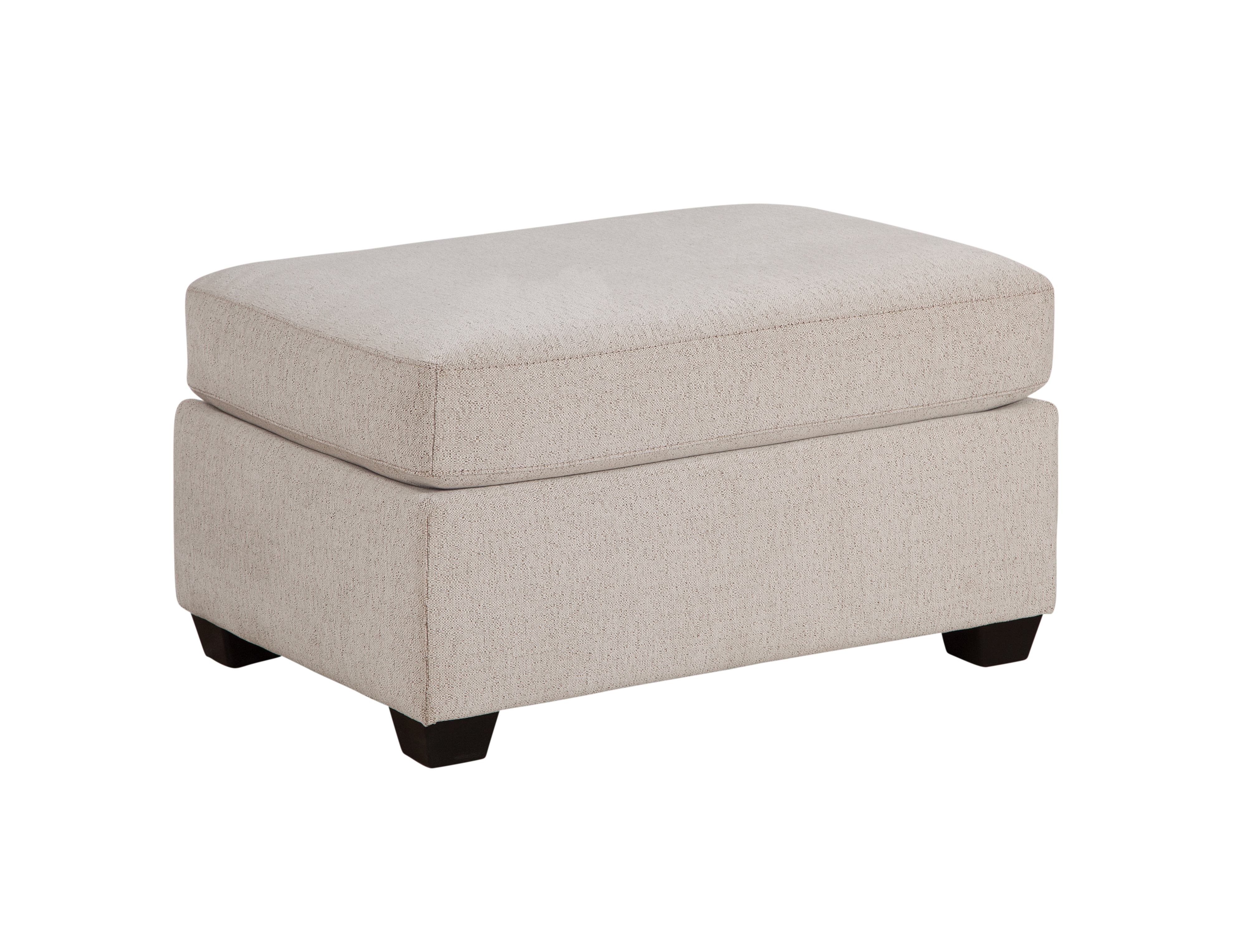 Transitional Rectangular Ottoman
