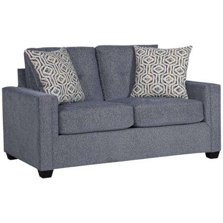 2-Throw Pillow Loveseat