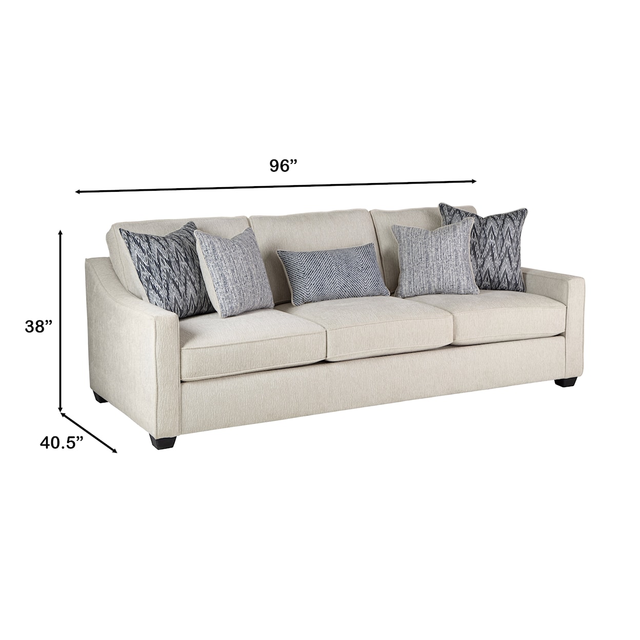 Behold Home 1125 Dakota Dove Sleeper Sofa - Queen