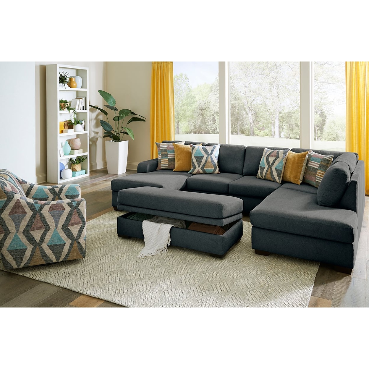 Behold Home BH1671 Gracie Sectional Sofa