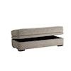 Behold Home 1674 Bri Pewter Storage Ottoman