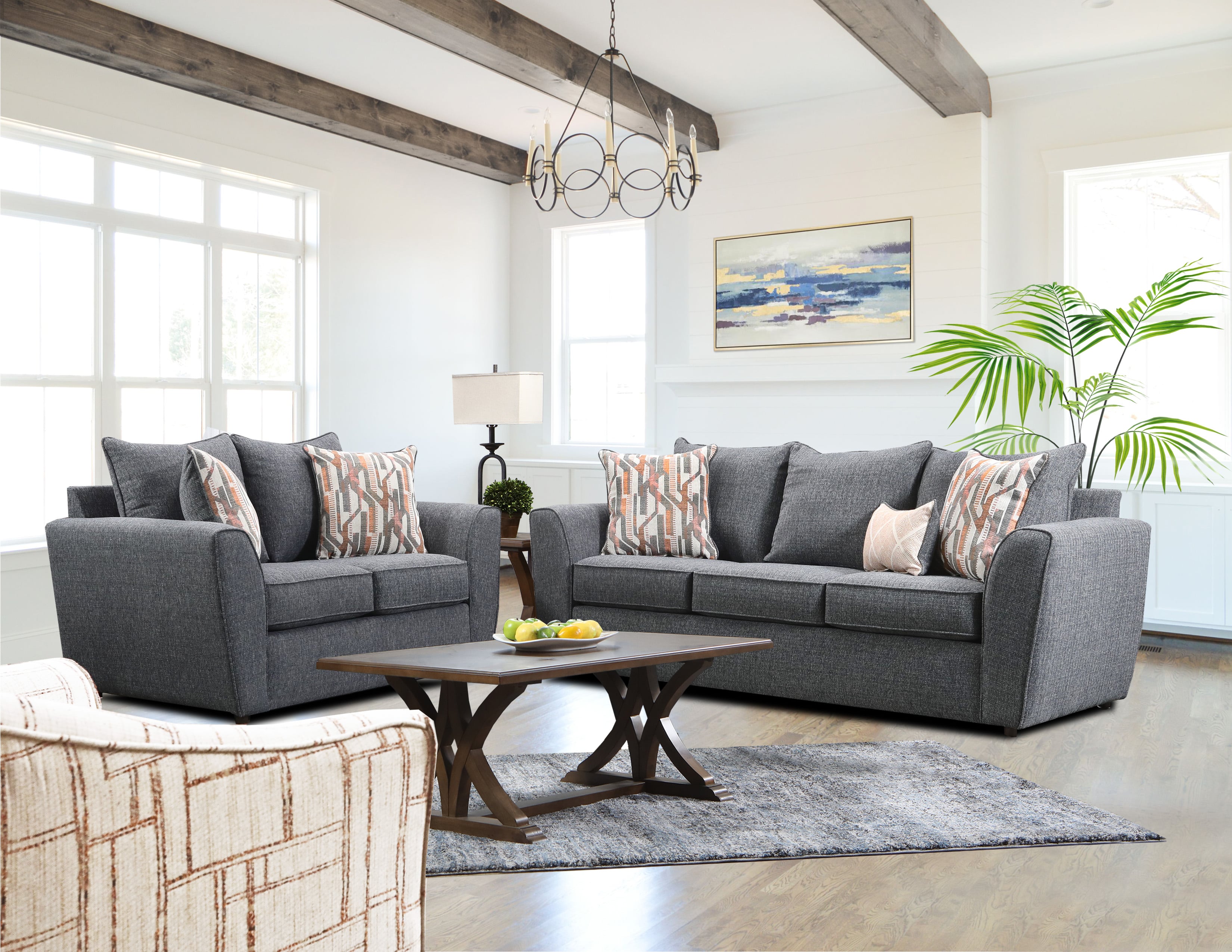 Behold Home 1220 Laney Shadow 122033M199010 Transitional Sleeper