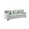 Behold Home 3322 Grady Grey Queen Sleeper Sofa