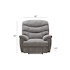 Behold Home 7575 Big Easy Chocolate Recliner