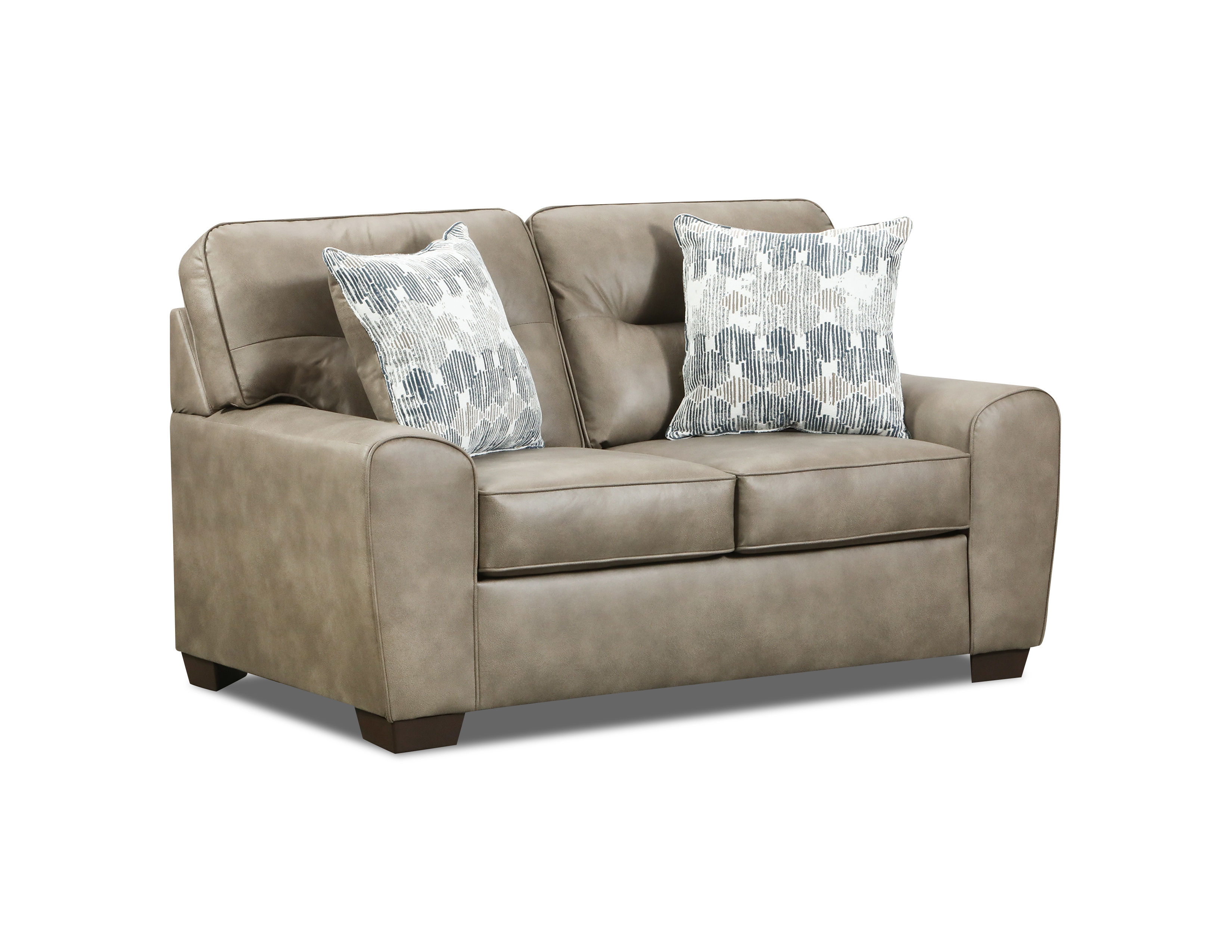 2-Throw Pillow Loveseat