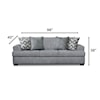Behold Home 2580 Ritzy Gray Queen Sleeper Sofa