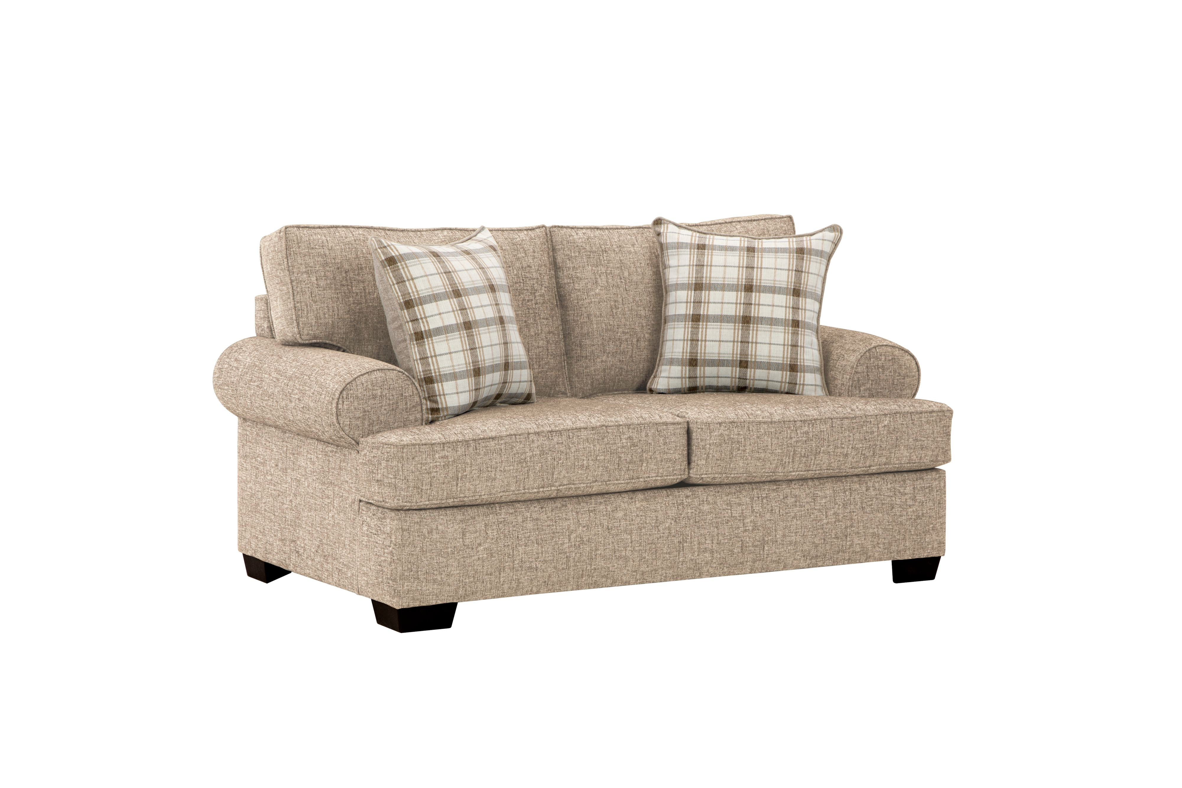 2-Throw Pillow Loveseat