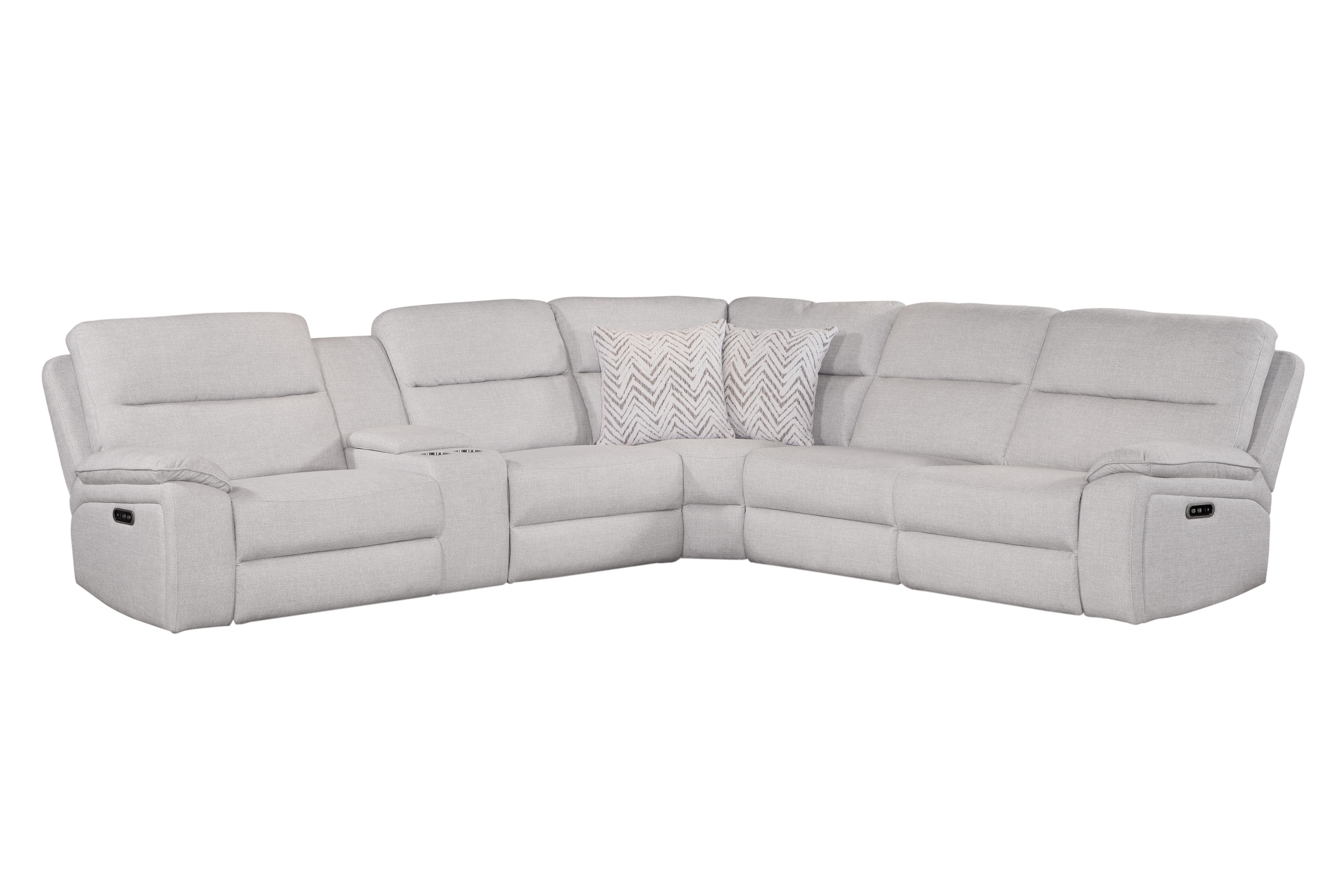6-Piece Dual Power Sectional