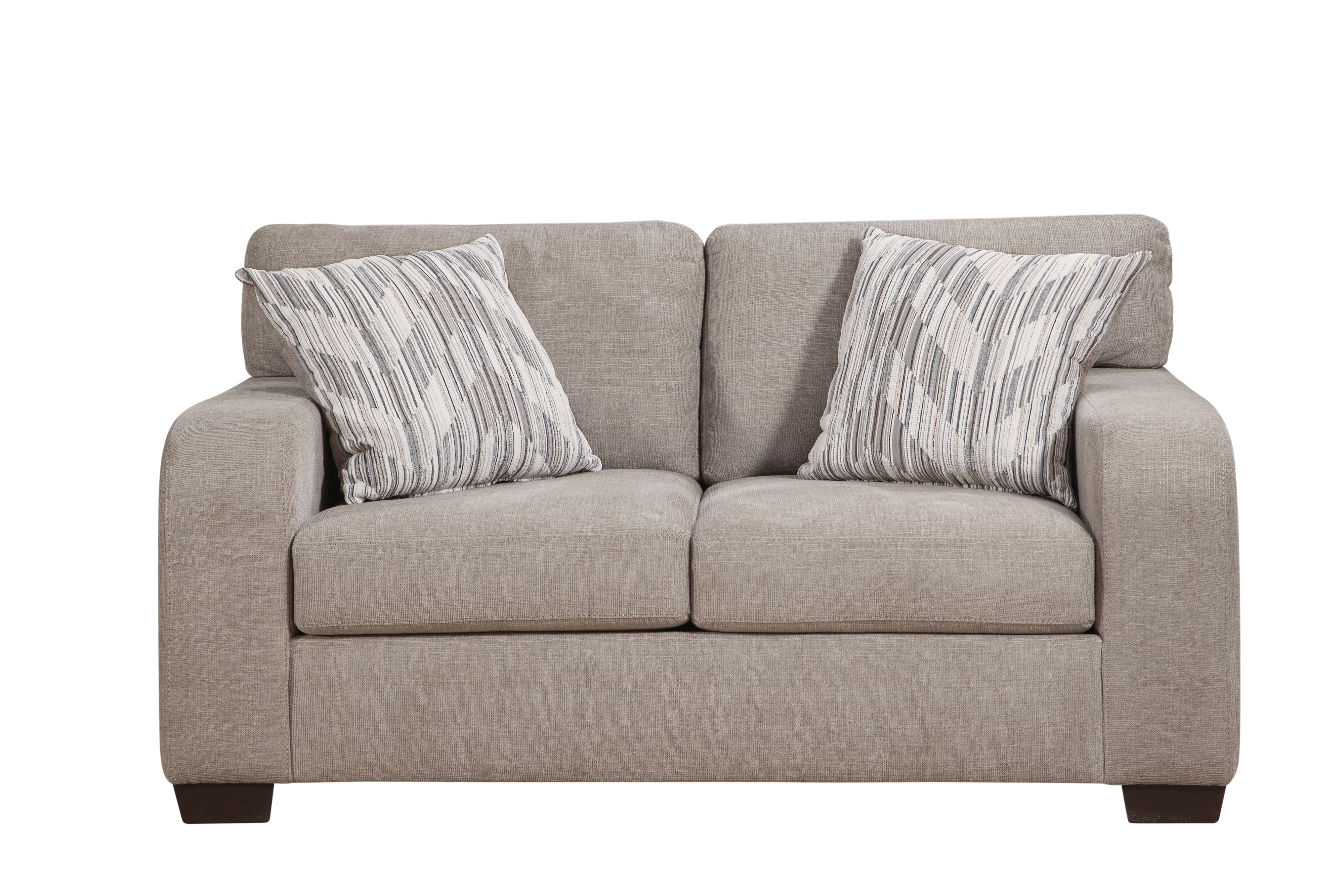 2-Throw Pillow Loveseat