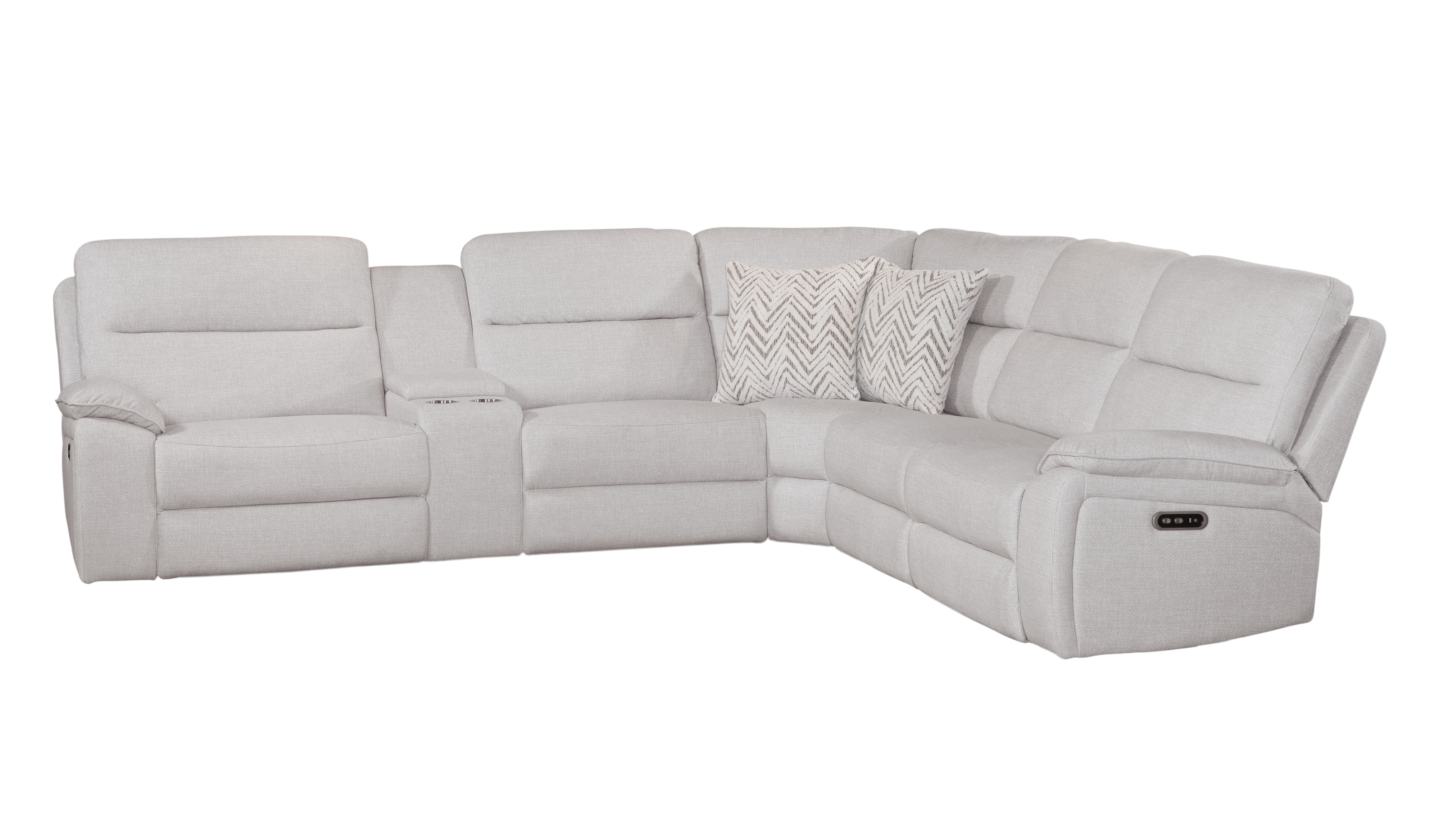 6-Piece Dual Power Sectional