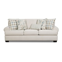 Feather Transitional Queen Sleeper Sofa