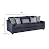 Behold Home 1125 Dakota Navy Sleeper Sofa - Queen