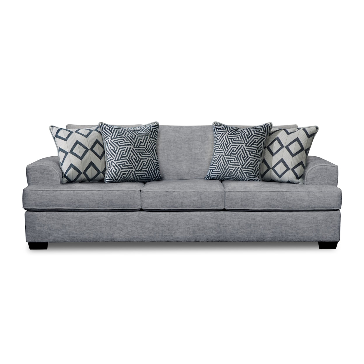 Behold Home 2580 Ritzy Gray Queen Sleeper Sofa