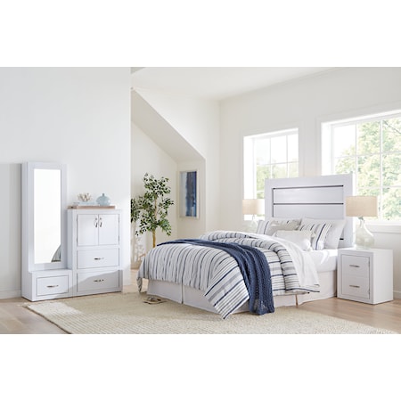 5 Piece Full Bedroom Set with Chest