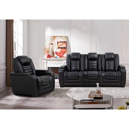 2 Piece Power Reclining Living Room Set