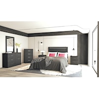 4 Piece Queen/Full Bedroom Set