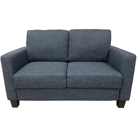 Dark Blue Loveseat