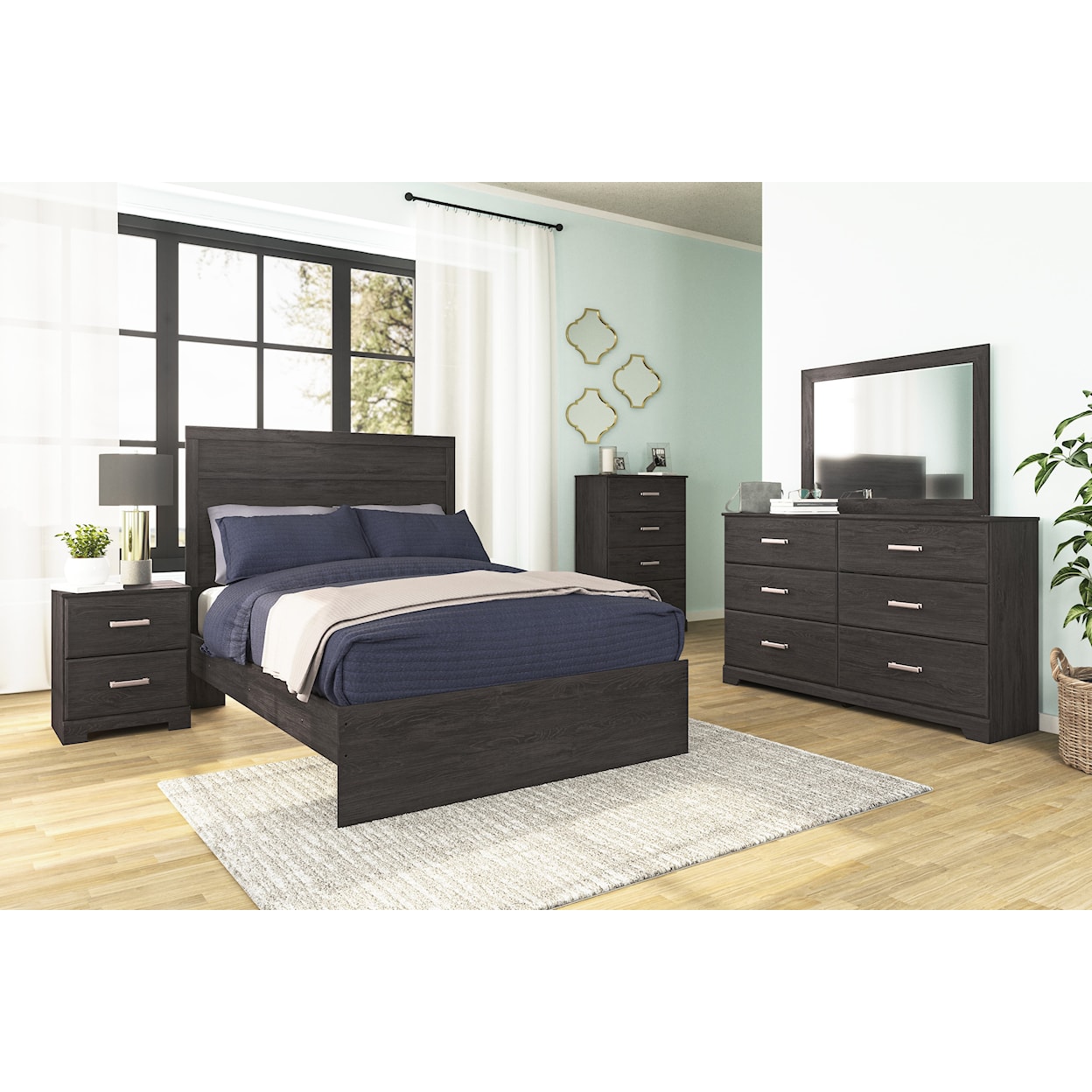 Signature Design by Ashley Belachime 5 Piece Full Bedroom Set