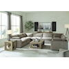 Signature Design by Ashley Next-Gen Gaucho 8 Piece Sofa Sectional and Ottoman Set