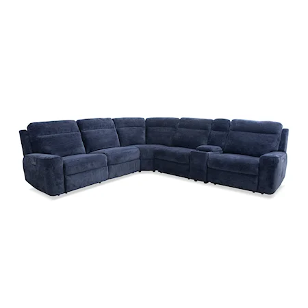 6 Piece 3 0-Gravity Power Recliner Sectional