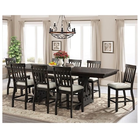 9 Piece Counter Height Dining Set