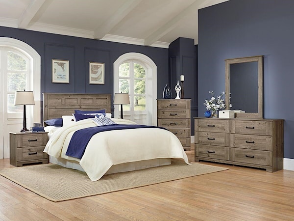 4 Piece Queen/Full Bedroom Set