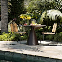Florina Outdoor Dining Table Lava