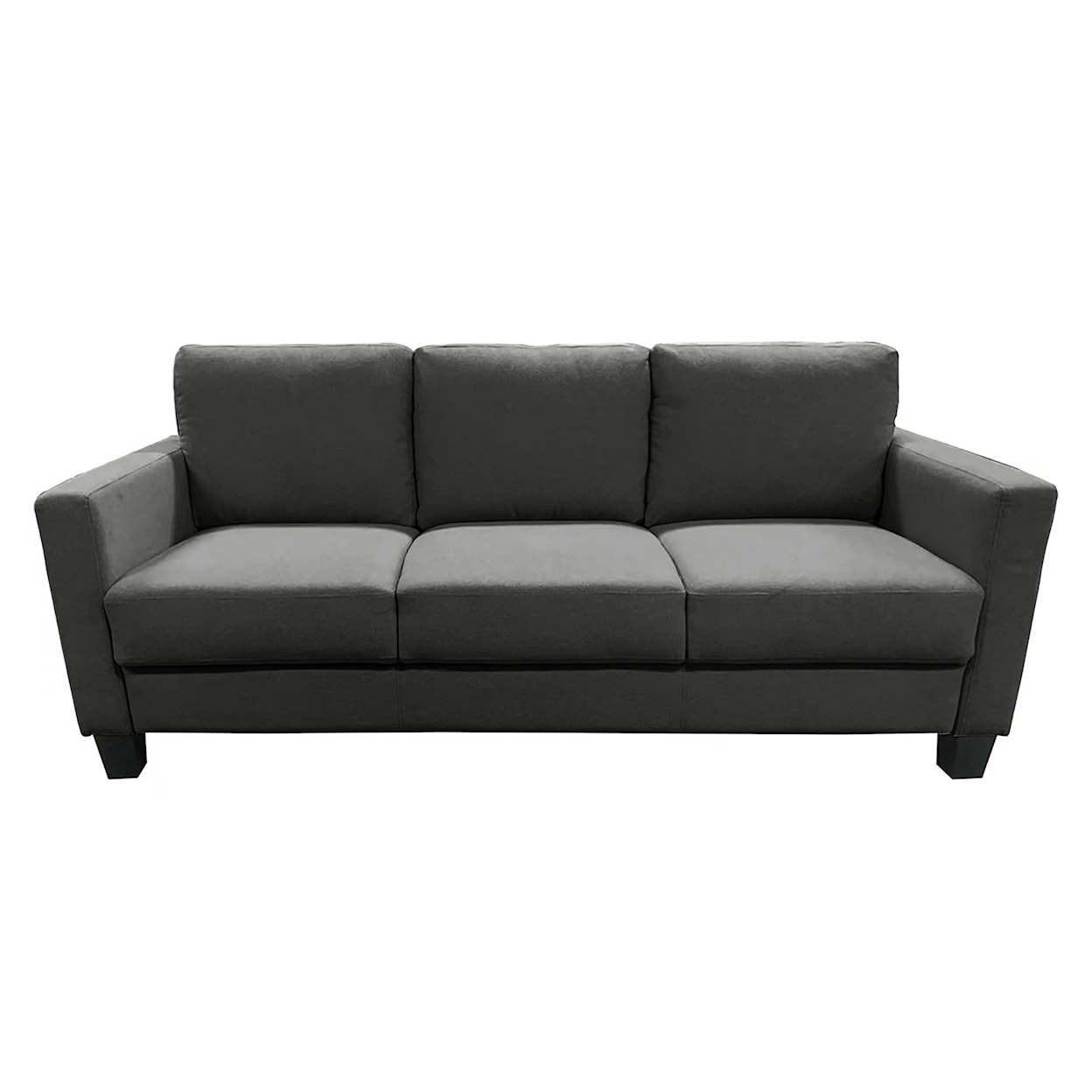 Primo International Ebony Dark Grey Sofa