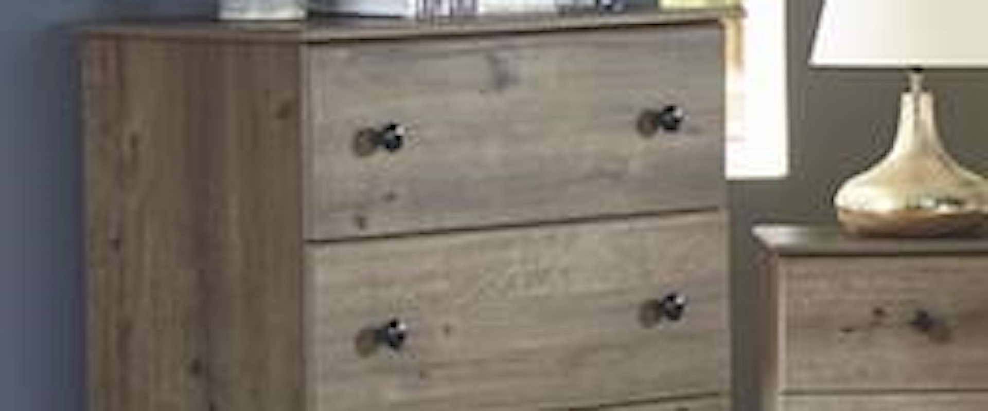 6 Piece Twin Storage and Bookcase Headboard Group