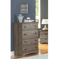 6 Piece Twin Storage and Bookcase Headboard Group