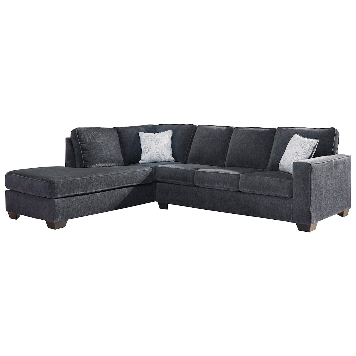 Signature Design by Ashley Altari 2 PC Sleeper Sectional, Chair and Ottoman Se