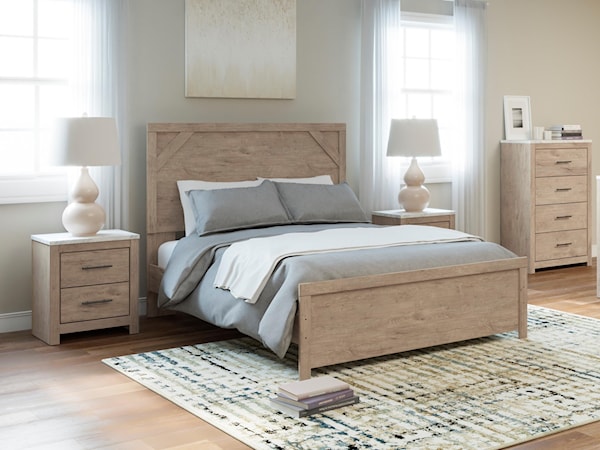 5 Piece Queen Panel Bedroom Set