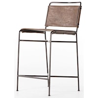 Brown Counter Height Barstool