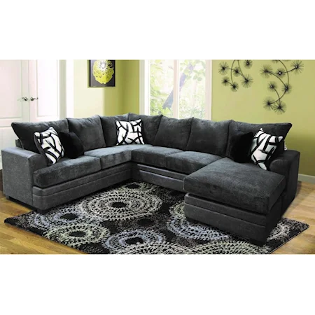 3 Piece Chaise Sectional Sofa