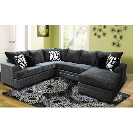 3 Piece Chaise Sectional Sofa