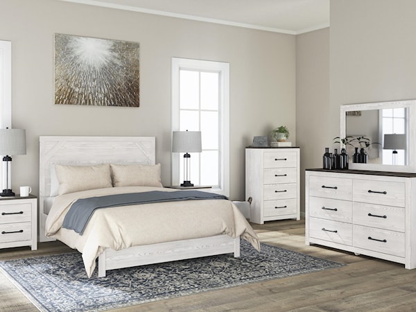 7 Piece Queen Panel Bedroom Set