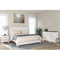 3 Piece King Panel Bed, Dresser and Nightstand Set
