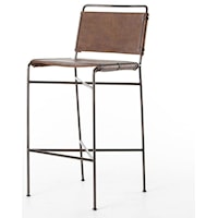 Brown Bar Height Stool