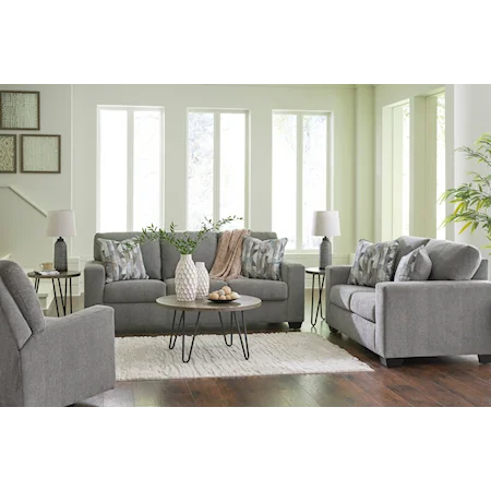 Graphite Sofa and Recliner Set