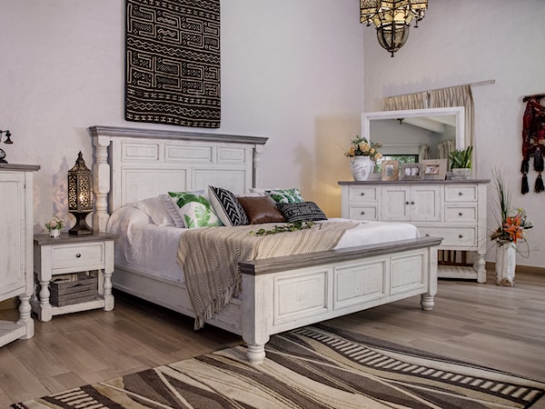 5 Piece Rustic Queen Bedroom Set