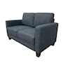 Primo International Ebony Dark Blue Loveseat