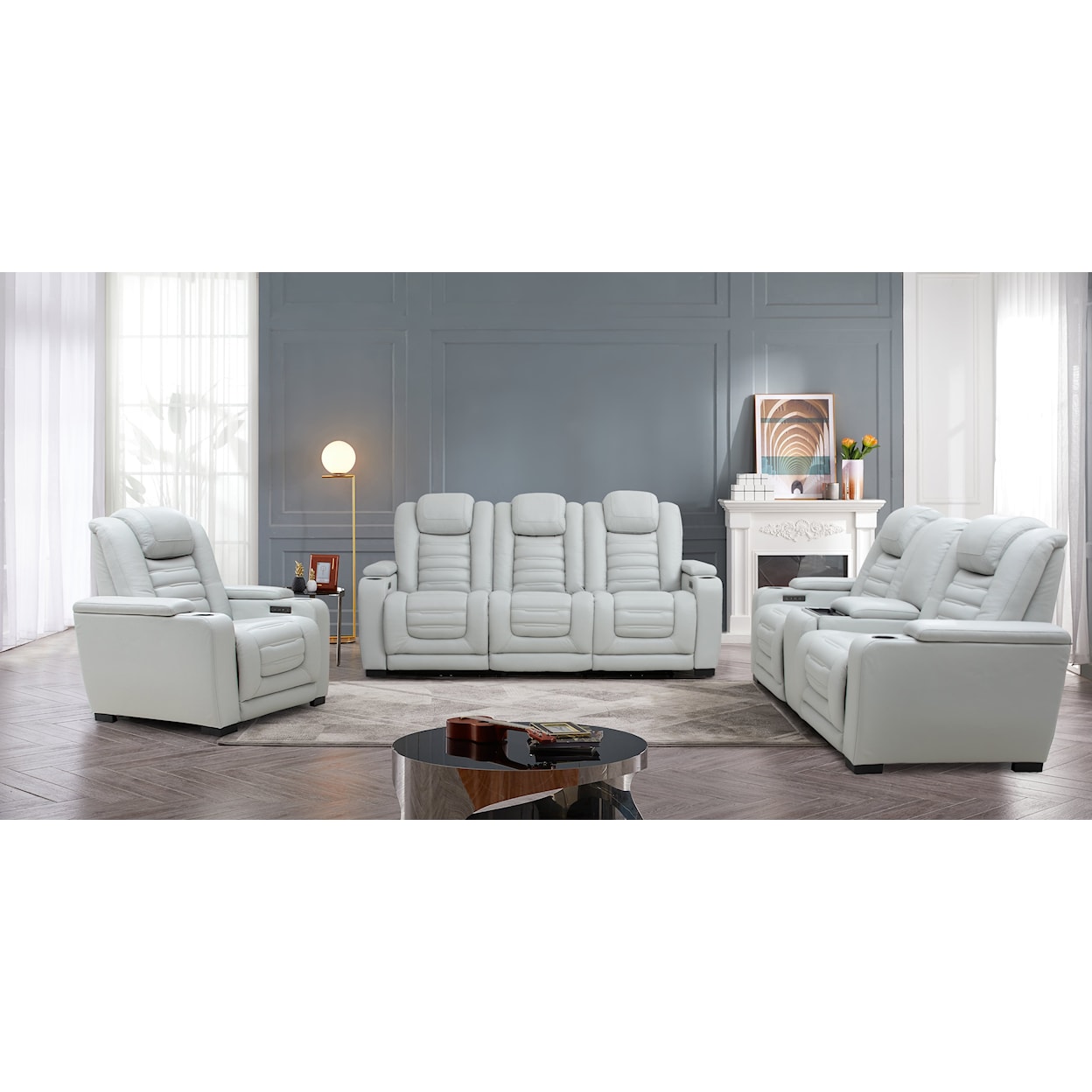 Cheers 80192 3 Piece Power Reclining Living Room Set