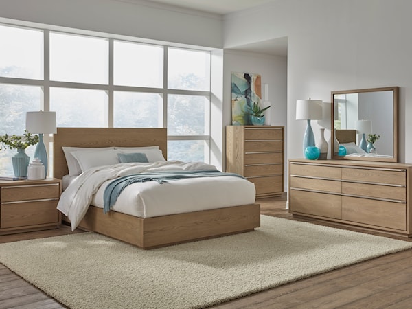 6 Piece Queen Bedroom Set with Dresser