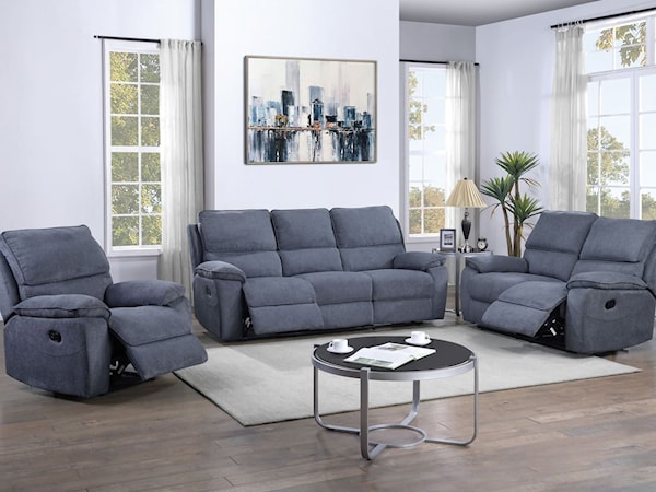 3 Piece Reclining Living Room Set